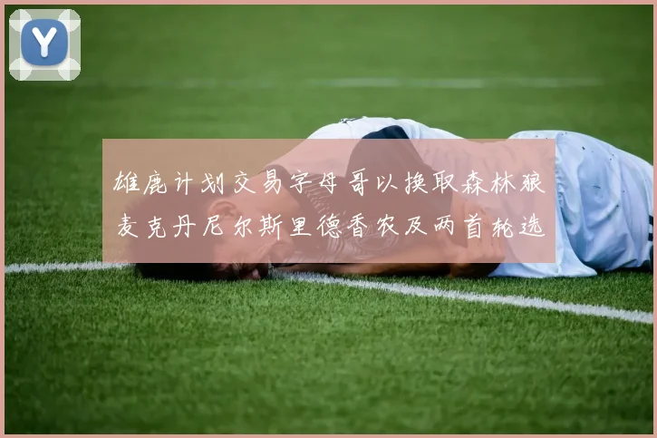 雄鹿计划交易字母哥以换取森林狼麦克丹尼尔斯里德香农及两首轮选秀权